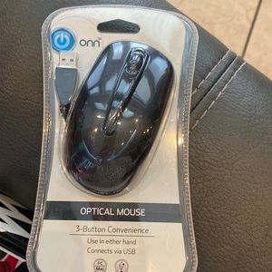 ONN OPTICAL MOUSE 3 Button Convienence.